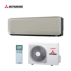Mitsubishi wandmodel airco SRK35ZS-WFT + SRC35ZS-W 3,5kW titanium